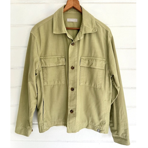 EVERLANE  The Everyone Spring Shirt Jacket in Light Green - Men's S/ Women's L - Picture 5 of 14